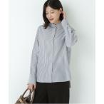 human woman / ヒューマンウーマン ストライプローンハイネックシャツ