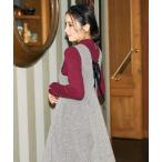 Couture Brooch / クチュールブローチ 【通勤・大人上品】ラメツイード ジャンパースカート