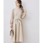 Couture Brooch / クチュールブローチ 【ハレの日・通勤】レース袖タックフレアワンピース