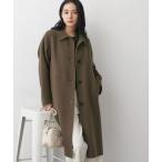 ショッピングセール価格 Dessin / デッサン 【洗える】ウール混リバーメルトンロングコート