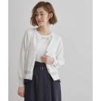 grove / グローブ 【雑誌掲載】シアー素材使いアンサンブルニット