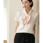 OPAQUE.CLIP / オペーク ドット クリップ 《5色展開／SS-LLサイズ》VネックベーシックTシャツ【接触冷感／洗濯機洗い可】