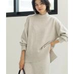 ショッピングスパンコール OPAQUE.CLIP / オペーク ドット クリップ ラメスパンコールハイネックニット/セットアップ対応可【洗濯機OK】