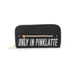 PINK-latte / ピンク ラテ ハート刺しゅう長財布