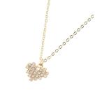 PINK-latte / ピンク ラテ キラキラハートネックレス