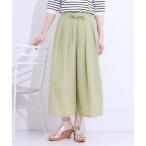 ショッピングスカーチョ SHOO・LA・RUE / シューラルー 【セットアップ可】裏地ひんやり麻調スカーチョ