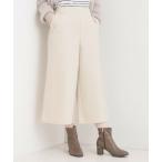 ショッピングガウチョパンツ SHOO・LA・RUE / シューラルー 【洗濯機可/S-LL】美脚見え あったか圧縮ニット ガウチョパンツ