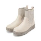 ショッピングニットブーツ SHOO・LA・RUE / シューラルー 【撥水/低反発クッション】すっぽりラクラク はきぐちニットブーツ