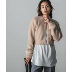 MAYSON GREY / メイソングレイ ラメフェザーショートカーディガン≪手洗い可能≫
