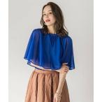 Viaggio Blu / ビアッジョブルー シフォンケーププルオーバー≪洗濯機で洗える≫