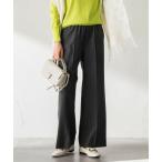 ショッピングワイドパンツ LAUTREAMONT / ロートレアモン 両面起毛ドロストワイドパンツ