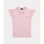 POLO RALPH LAUREN / ポロ ラルフ ローレン (ガールズ 7才〜16才)アイレット ストレッチ メッシュ ポロシャツ