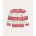 POLO RALPH LAUREN / Polo Ralph Lauren ( baby ) полоса do кабель хлопок кардиган 