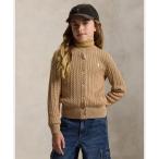 POLO RALPH LAUREN / ポロ ラルフ ローレン (ガールズ 7才〜16才)ミニケーブル コットン カーディガン