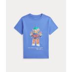 POLO RALPH LAUREN / Polo Ralph Lauren ( boys 2 лет ~7 лет )Polo Bear хлопок джерси - футболка 