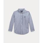 POLO RALPH LAUREN / ポロ ラルフ ローレン (ボーイズ 4才〜7才)ストライプド コットン ポプリン シャツ