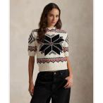 ショッピングラルフ POLO RALPH LAUREN / ポロ ラルフ ローレン スノーフレーク モックネック ショートスリーブ セーター