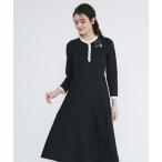 ショッピングニットワンピ Maglie le cassetto / マーリエ ル カセット 《大きいサイズ》フリルデザインニットワンピ―ス《M Maglie le cassetto》