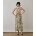 GRACE CONTINENTAL / グレースコンチネンタル リゾートプリントティアードワンピース