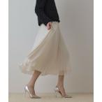 GRACE CONTINENTAL / グレースコンチネンタル メッシュプリーツスカート