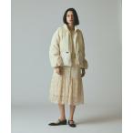 ショッピングコンビ GRACE CONTINENTAL / グレースコンチネンタル ツイードコンビパフィーブルゾン