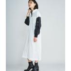 GRACE CONTINENTAL / グレースコンチネンタル タフタコンビシャツワンピース