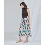 GRACE CONTINENTAL / グレースコンチネンタル 【オンライン限定】ペイントプリントニットワンピース