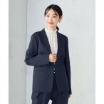 COMME CA ISM / Comme Ca Ism [ омыватель bru]me Ran ji джерси & нейлон искусственный шелк штемпель no color жакет 