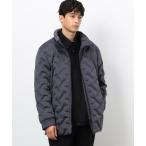 COMME CA ISM / コムサイズム シームレスダウン スタンドカラー ブルゾン