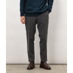 ショッピングCOMME COMME CA ISM / コムサイズム 【スマートベーシックパンツ】両面起毛ストレッチツイル チェック  テーパードスラックス