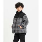 COMME CA ISM / コムサイズム グレンチェックプリント 中綿ブルゾン