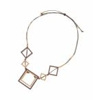 HIROKO BIS / ヒロコビス スクエアーパーツデザインネックレス