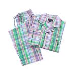 POLO RALPH LAUREN UNDERWEAR SLEEPWEAR / Polo Ralph Lauren нижний одежда сон одежда пижама зеленый Dale проверка 