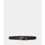 LAUREN RALPH LAUREN / low Len Ralph Lauren Logo keeper кожа обтягивающий ремень 