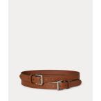 LAUREN RALPH LAUREN / low Len Ralph Lauren кожа двойной пряжка s tuck do широкий ремень 