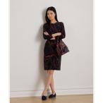 ショッピングラルフ LAUREN RALPH LAUREN / ローレン ラルフ ローレン プリント ジャージー スリークォータースリーブ ドレス