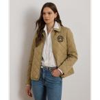ショッピングラルフ LAUREN RALPH LAUREN / ローレン ラルフ ローレン クレストパッチ ダイヤモンドキルテッド ジャケット