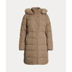 ショッピングラルフ LAUREN RALPH LAUREN / ローレン ラルフ ローレン フェイクファートリム フーデッド ダウン コート