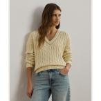 ショッピングラルフ LAUREN RALPH LAUREN / ローレン ラルフ ローレン ケーブルアンドポインテールニット クリケット セーター