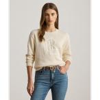 LAUREN RALPH LAUREN / ローレン ラルフ ローレン エンブロイダリーロゴ コームド コットン セーター