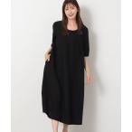 TABASA / タバサ リネンレーヨンキャンバスワンピース