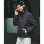 AIGLE / エーグル 撥水 ショート丈 スタンドジップ プレミアムグースダウンジャケット RP
