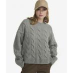 AIGLE / エーグル サステナブルウール ケーブルニット セーター