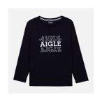 AIGLE / エーグル オーガニックコットン ロゴ 長袖Ｔシャツ