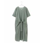 HIROKO BIS GRANDE / ヒロコビス グランデ 【大きいサイズ】ウエストリボンワンピース /洗える