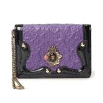 ANNA SUI / アナスイ セルパン 二面パスケース パープル