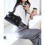 Samantha Thavasa / サマンサタバサ ドレープリボンレザートートバッグ