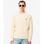 LACOSTE / ラコステ ミドルゲージ ウールケーブルニット