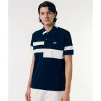 LACOSTE / ラコステ L.12.12.カラーブロック鹿の子 半袖ポロシャツ