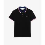 ショッピングセール価格 LACOSTE / ラコステ 配色ボーダーリブニット鹿の子地ポロシャツ